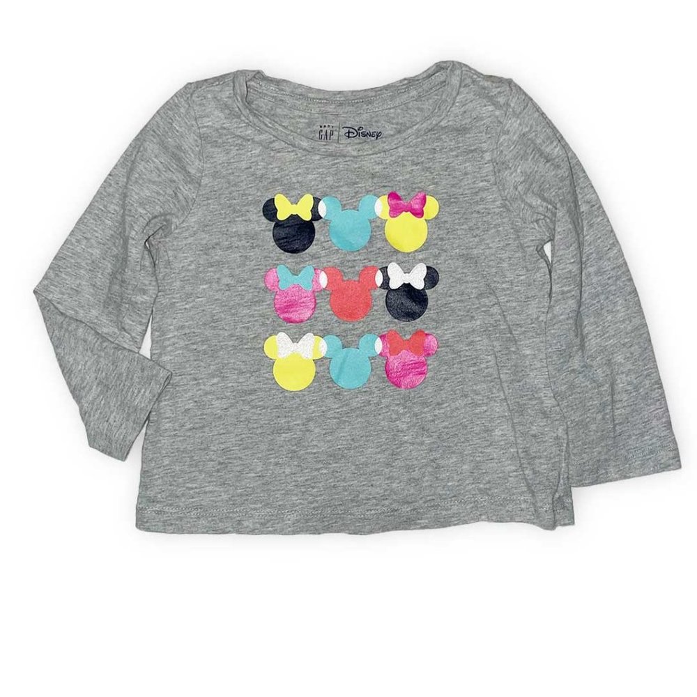 Gap DISNEY 18mo - Mickey and Minnie long sleeve shirt